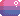 Pixel version of the bisexual flag.