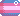 Pixel version of the transgender flag.